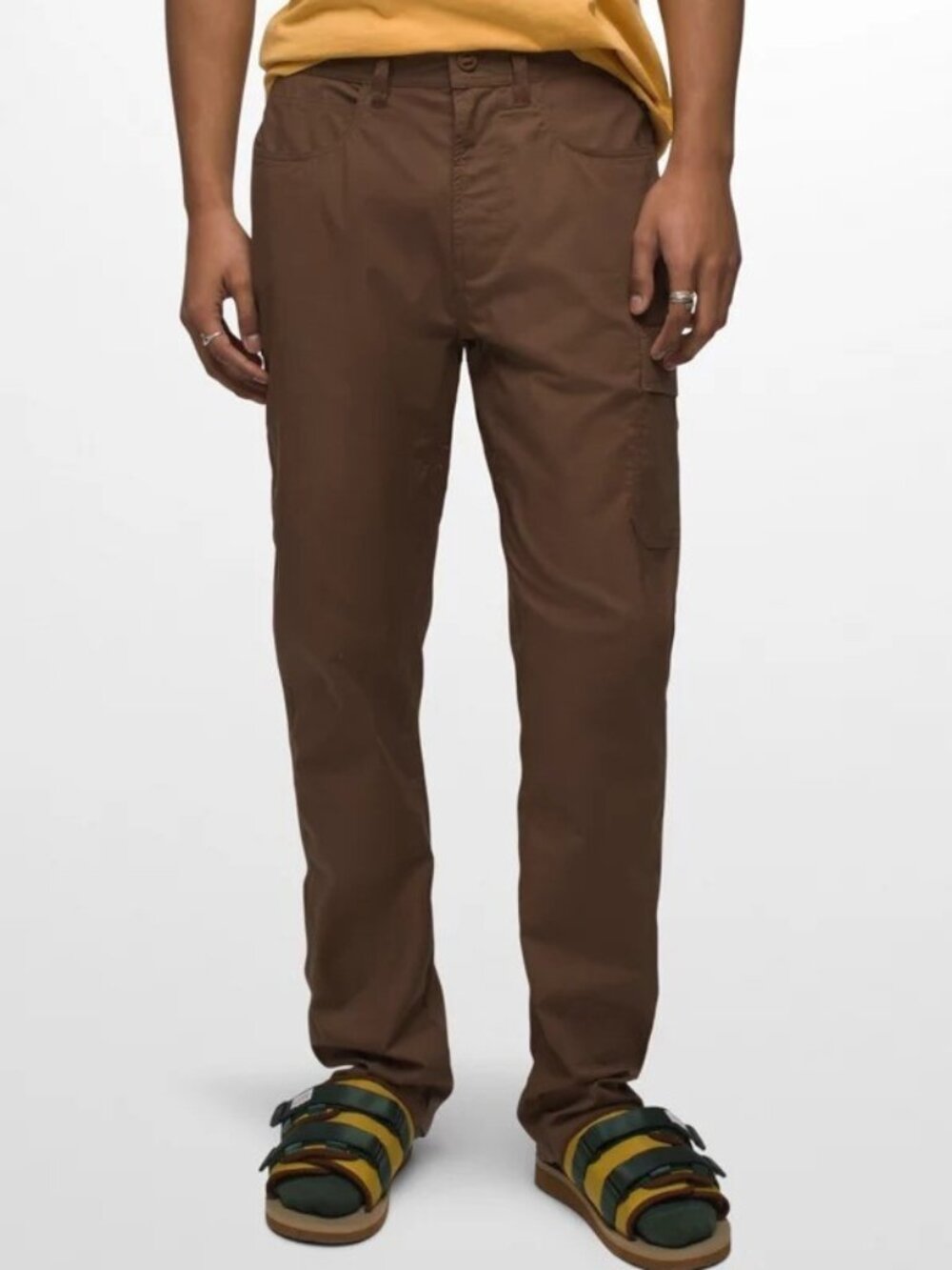 prAna Double Peak Slim Pants 'Shire' Brown 33x33 (34 x 34 per tag)